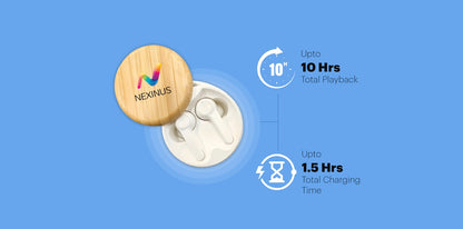 Larger version: Cherry Bamboo Wireless Earbuds 🎧>>(#Code-12623)