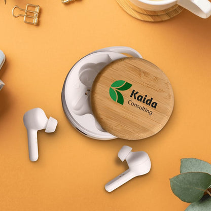 Larger version: Cherry Bamboo Wireless Earbuds 🎧>>(#Code-12623)