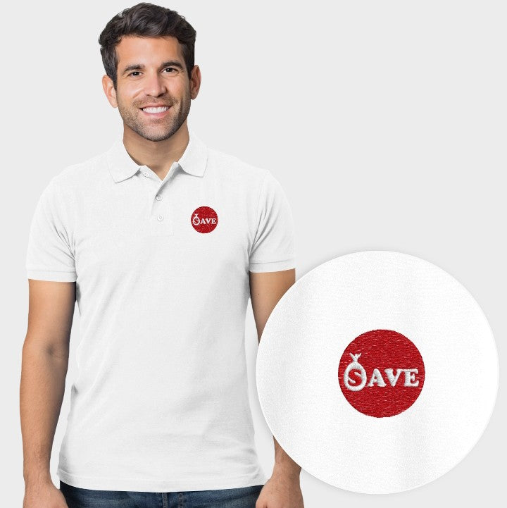 Prasnol logo Men's Polo T-shirt (#Code-12611)